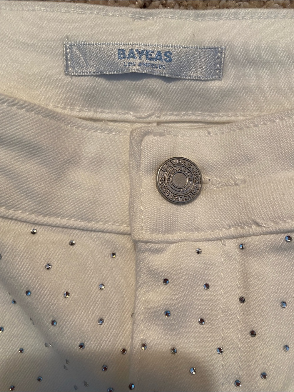 Bayeas Rhinestone And Lace Jeans II - Picture 4 of 8
